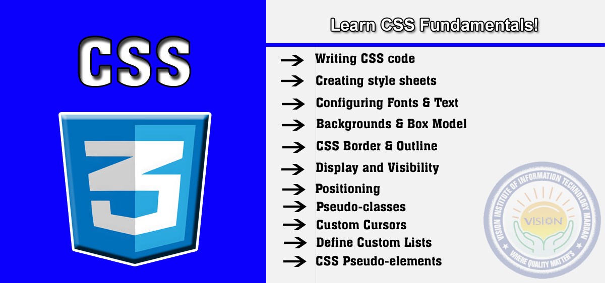 Learn CSS in web designing 