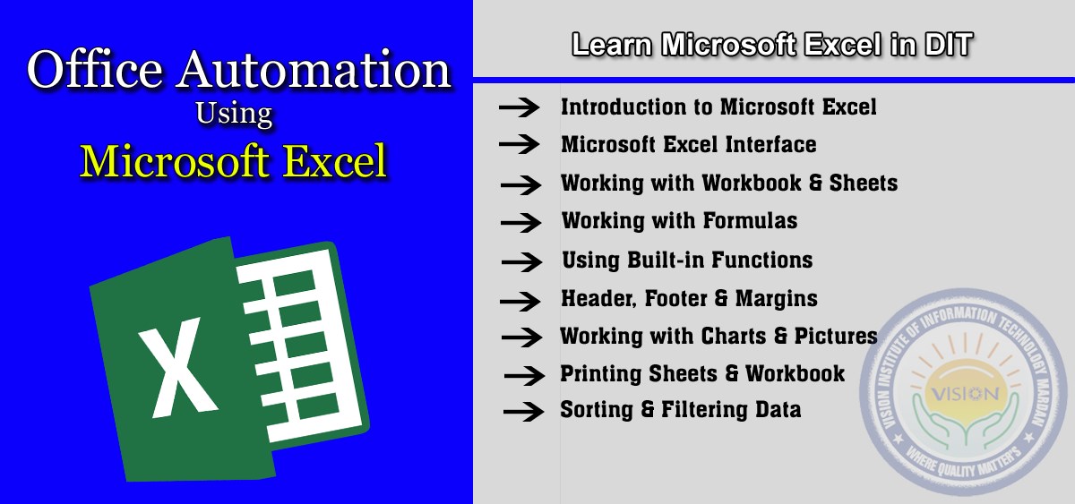 Learn Microsoft Excel in D-I-T